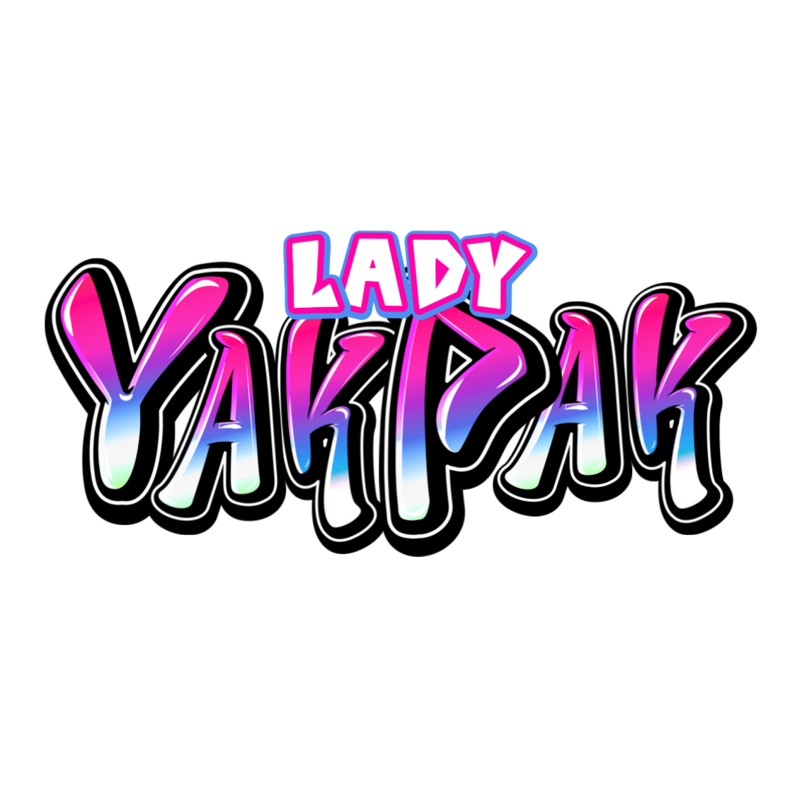 Lady YakPak graffiti artwork
